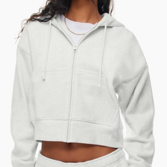 Cozy Fleece Boyfriend Boxy Zip Hoodie - Picture 3 of 7